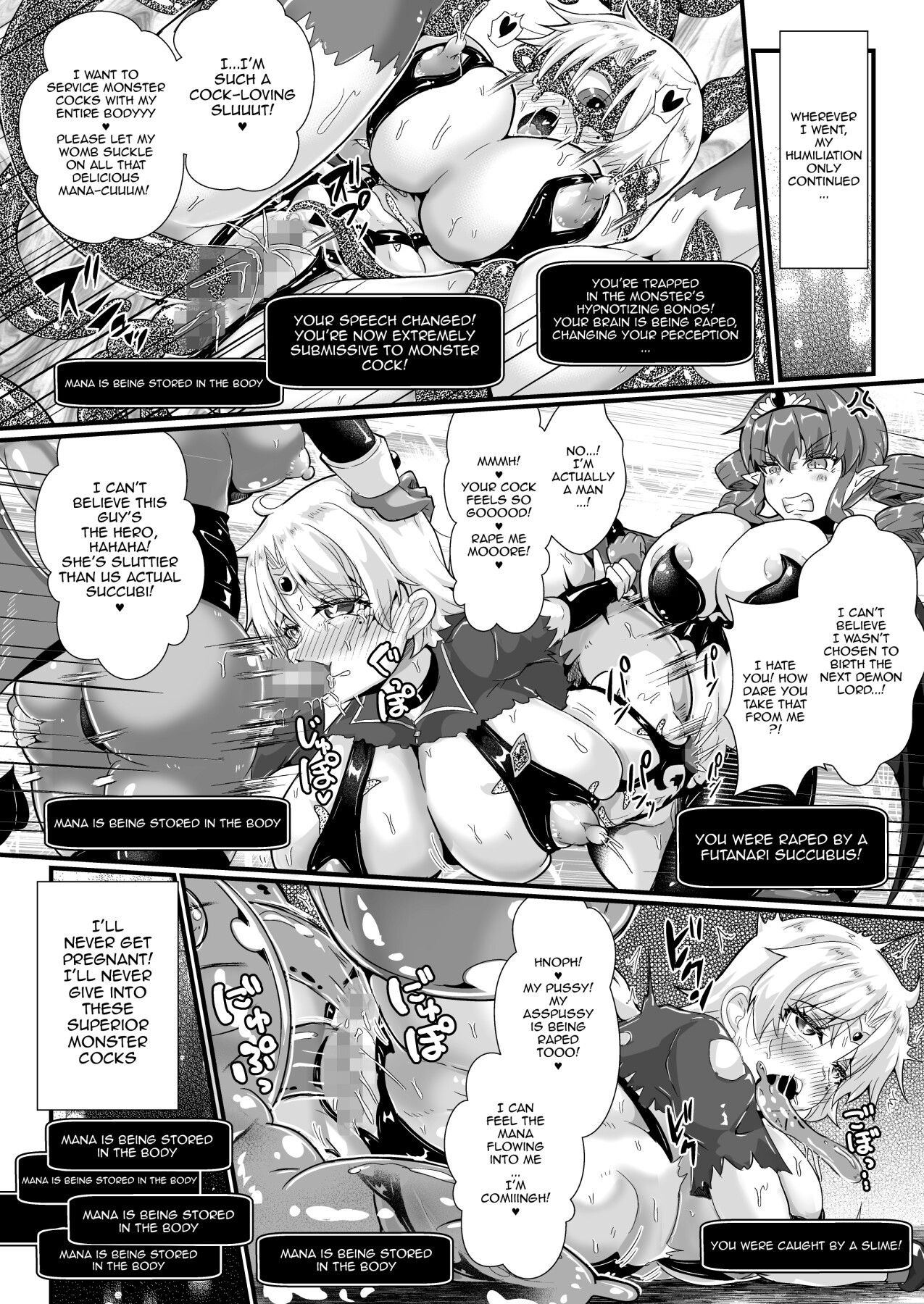 Hentai Manga Comic-TS Hero Can't Go Back-Read-21